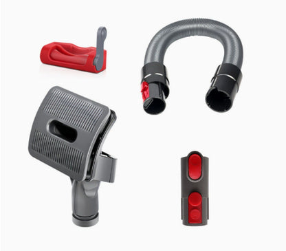 MiloPaw pet grooming vacuum kit - deshedding brush, extension hose, and trigger lock included