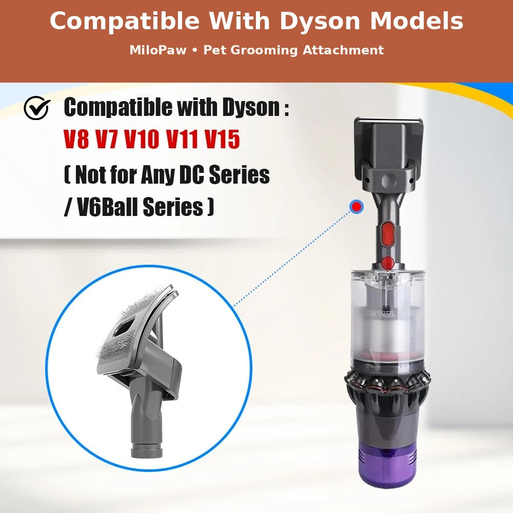 The MiloPaw™ Ultimate Pet Grooming Vacuum Kit (Dyson Compatible)
